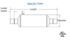 Picture of Sporlan Suction Line Filter-Drier   SF-22H3 (2072-002)