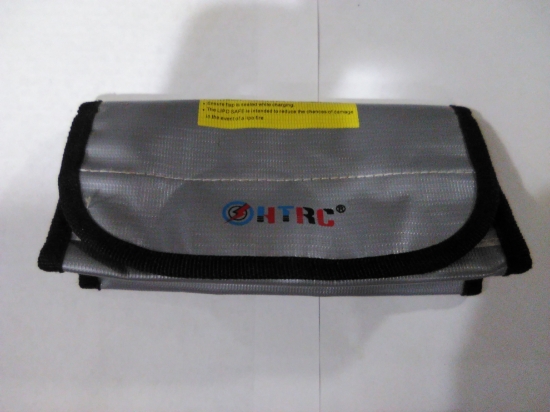 Picture of HTRC Lipo Safe Battery Charging Protection Bag, Explosion Proof Protector, Fire Resistant Lipo Battery Bag